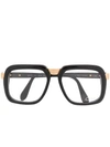 Cazal Oversized Square Glasses In Black