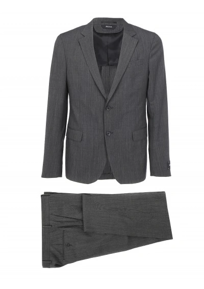 Z Zegna Suit In Grey