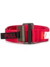 Heron Preston Buckled Tape Belt - Red In 红色