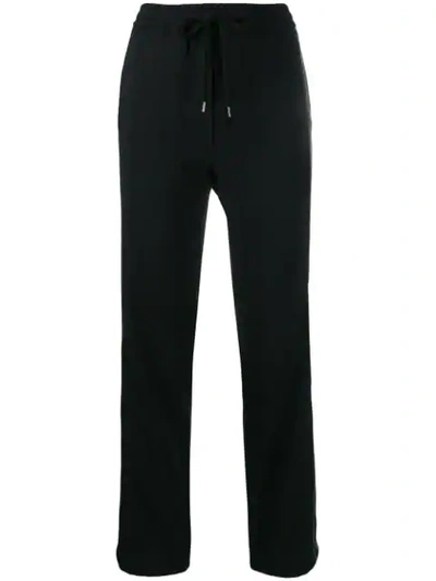 N°21 Drawstring Straight Trousers In Black