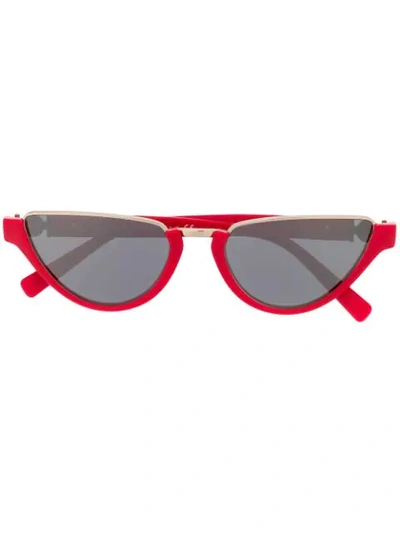 Versace Narrow Cat Eye Sunglasses In 5309/6g