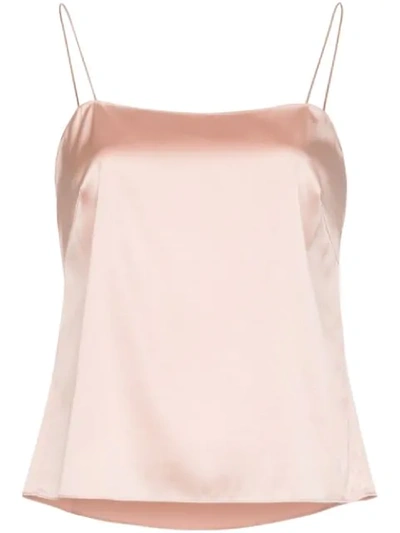 Alexandre Vauthier Spaghetti Strap Cami Top In Pink