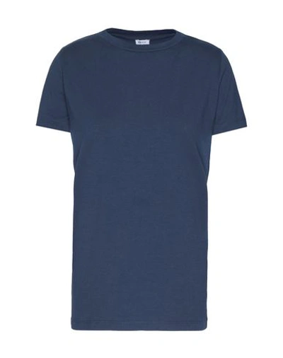 8 By Yoox T-shirts In Dark Blue