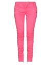 Balmain Denim Pants In Fuchsia