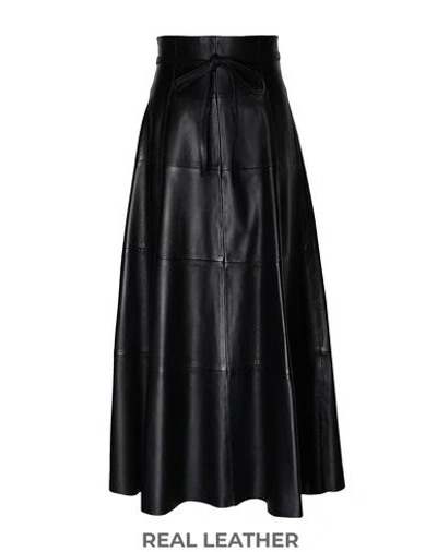 8 By Yoox Long Skirts In Black