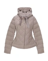 Armani Jeans Down Jacket In Dove Grey