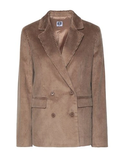 8 By Yoox Suit Jackets In Camel