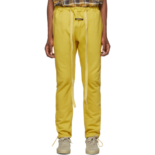 Fear Of God Yellow Core Lounge Pants In 705ggylw | ModeSens