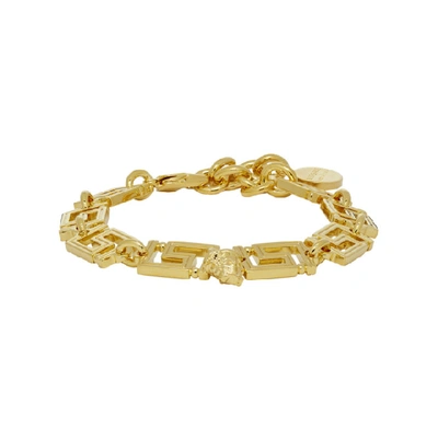 Versace Gold Empire Chain Bracelet In D00h Gold