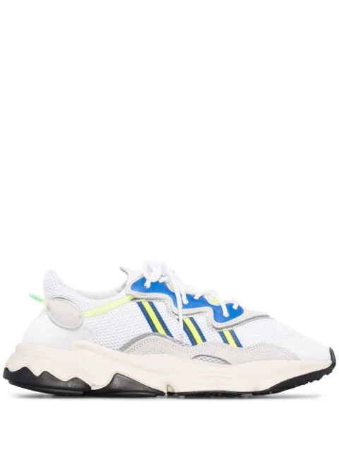 adidas originals white ozweego sneakers