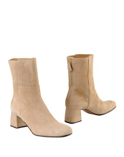 8 By Yoox Ankle Boot In Sand