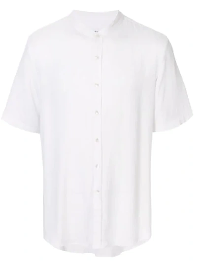 Venroy Grandad Collar Shirt In White