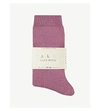 Falke Cosy Wool-cashmere Socks In 8778 Blush