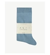 Falke Cosy Wool-cashmere Socks In 6406 Crystal Blue