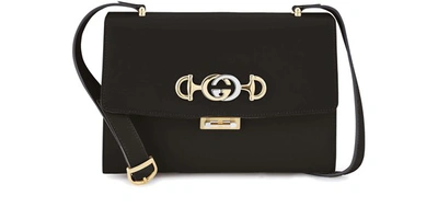 Gucci Zumi Shoulder Bag In Black