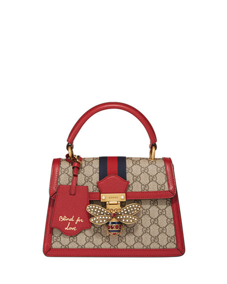 gucci queen margaret small top handle bag