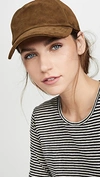 Isabel Marant Tyron Logo-embroidered Suede Baseball Cap In Khaki