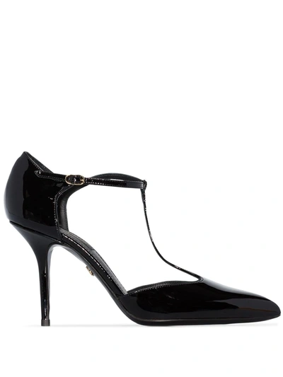 Dolce & Gabbana Patent-leather Pumps In Black