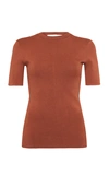Rachel Gilbert Alyx Crepe Top In Orange