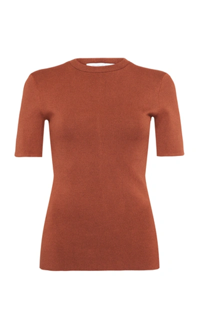 Rachel Gilbert Alyx Crepe Top In Orange