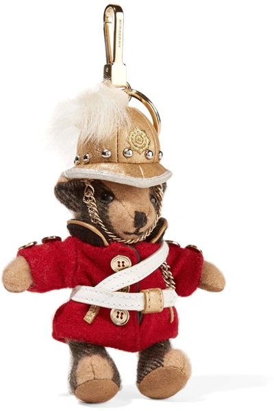 Burberry The Regimental Thomas Bear Bag Charm, Camel