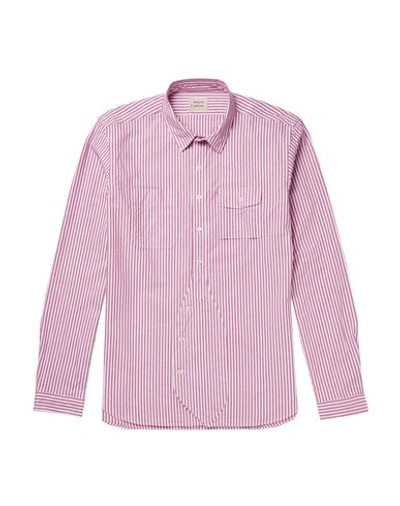 Wooster + Lardini Striped Shirt In Pink