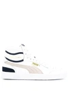 Puma Men's Ralph Sampson Leather High-top Sneakers In White