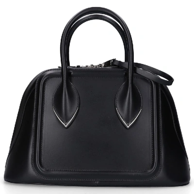 Alexander Mcqueen Women Handbag Pinter Bag Calfskin Logo Black