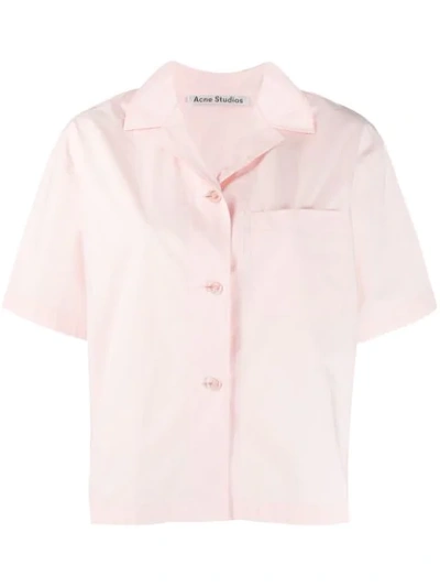 Acne Studios Bowling Shirt Pastel Pink