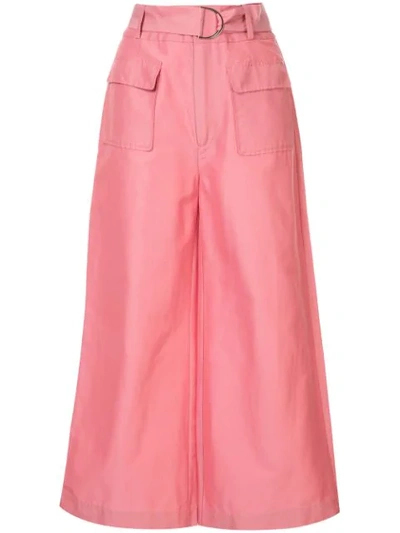 Rachel Gilbert Jorja Belted Trousers In Pink