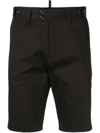 Dolce & Gabbana Tailored Bermuda Shorts In Black