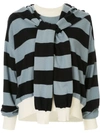 Sonia Rykiel Striped Long In Blue