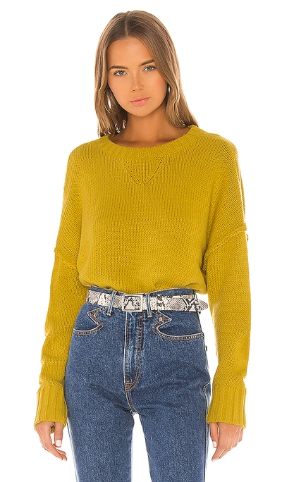 Lovers & Friends Love Stoned Sweater In Yellow