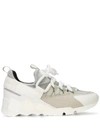 Pierre Hardy 'trek Comet' Patchwork Sneakers In White