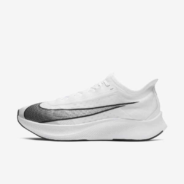 Nike Zoom Fly 3 Vaporweave Running Sneakers In White | ModeSens