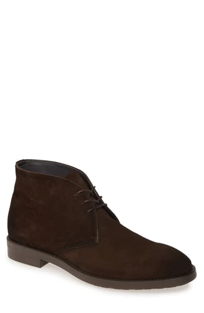 To Boot New York Burnett Cashmere Lined Suede Chukka Boots In Ebano