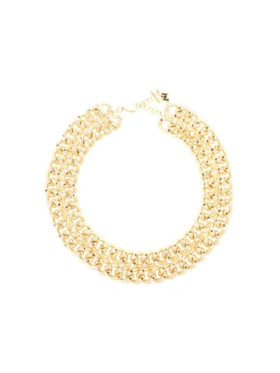 Rosantica Oversized Chain Necklace In Gold