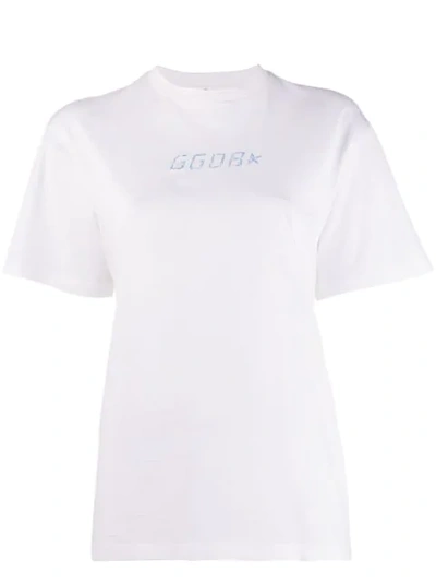 Golden Goose Printed Logo T-shirt In White