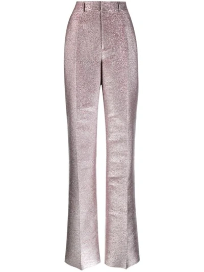 Dsquared2 Glitter Detail Trousers In Pink