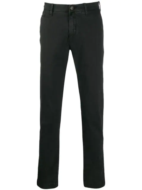 Jacob Cohen Classic Chinos In Black | ModeSens