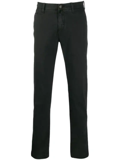 Jacob Cohen Classic Chinos In Black