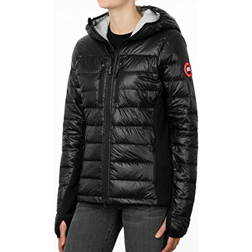 Canada Goose Women's Hybridge Lite Hooded Jacket In Black / Slate ...