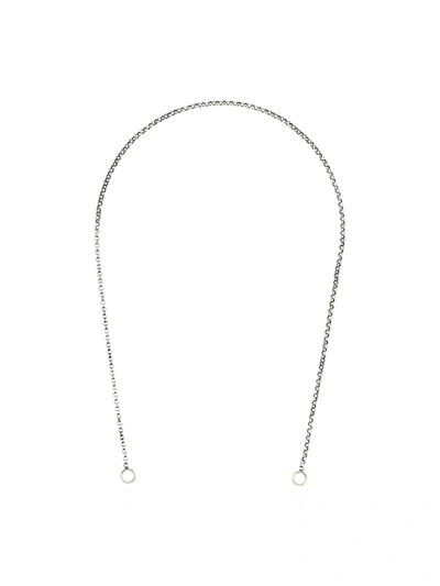 Marla Aaron 14k Yellow Gold Rolo Chain 16 Inch Necklace In Metallic