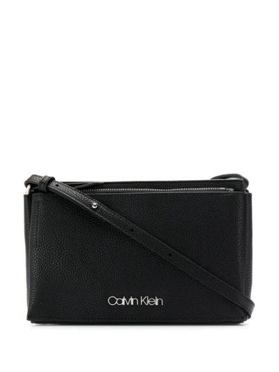 Calvin Klein Logo Shoulder Bag - Black