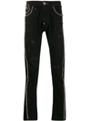 Philipp Plein Milano Stud Jeans In Black