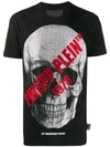Philipp Plein Skull Print T-shirt In Black
