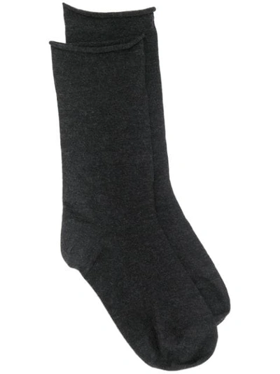Brunello Cucinelli Classic Knitted Socks - Grey