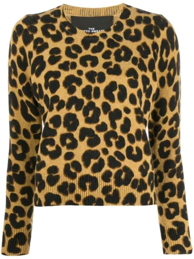 Marc Jacobs The Printed" Sweatshirt" In Gold