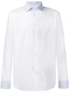 Etro Paisley Collar Shirt In White