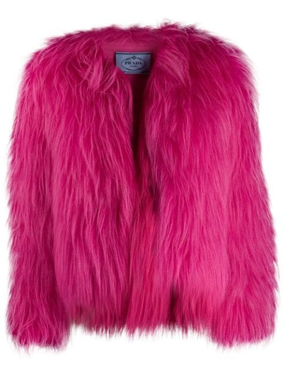 Prada Neon Jacket In F0t08 Pink
